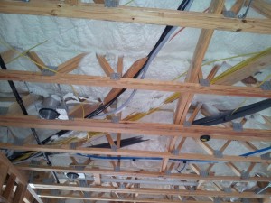 ceiling framing and insulation
